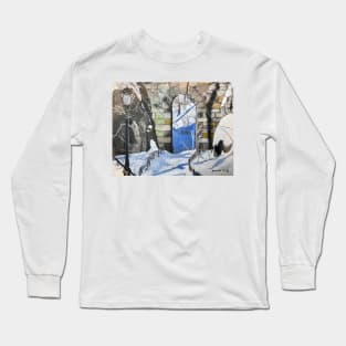 Snowy Arch in Central Park Long Sleeve T-Shirt